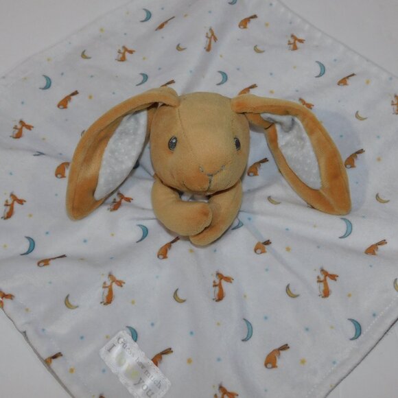 Guess How Much I Love You nutbrown hare Bunny Rabbit Security Blanket Baby lovey - Picture 2 of 6